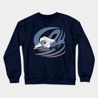 Snowboarding Astronaut Crewneck Sweatshirt